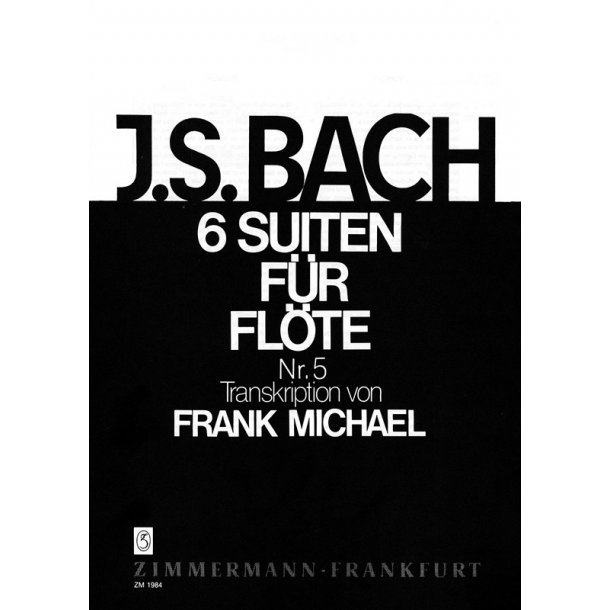 Bach, Js: Suite No 5 In C Minor Bwv 1011