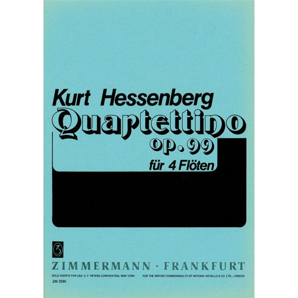 Hessenberg, K: Quartettino Op 9