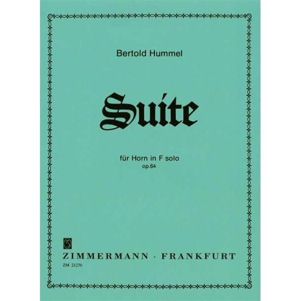 Bertold Hummel: Suite Op.64