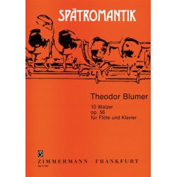 Zehn Walzer Op. 56 Fr Flte Und Klavi