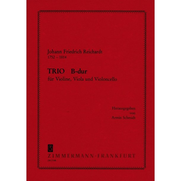 Reichardt: Trio B Major
