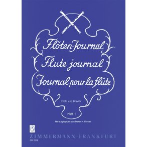 Flten-journal Fr Flte Und Klavier He