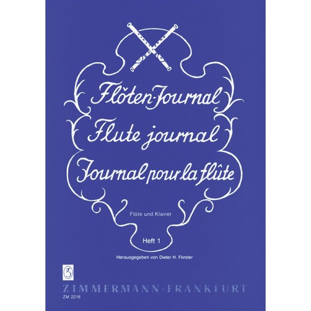 Flten-journal Fr Flte Und Klavier He