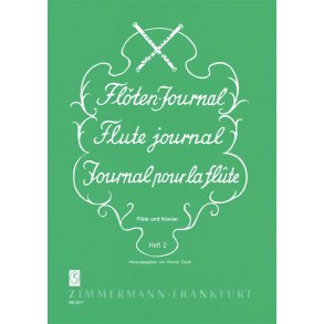 Flten-journal Fr Flte Und Klavier He