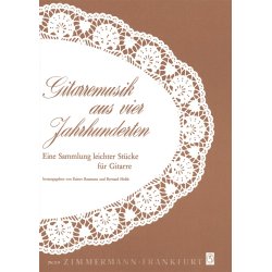 Gitarrenmusik Aus Vier Jahrhunderten