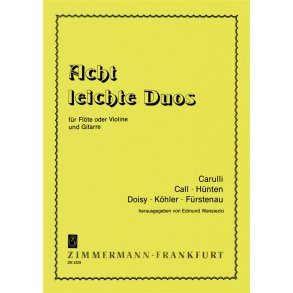 Acht Leichte Duos Fr Flte (Violine)