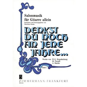 Denkst Du Noch An Jene Jahre Heft 1