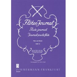 Flten-journal Fr Flte Und Klavier He