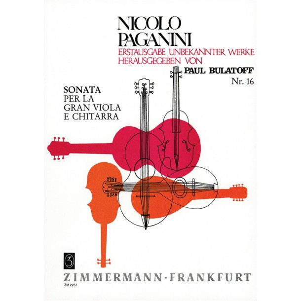 Niccolo Paganini: Sonata For Viola And Guitar