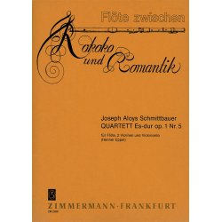 Schmittbauer: Quartet Eb Major Op 1/5 - Parts