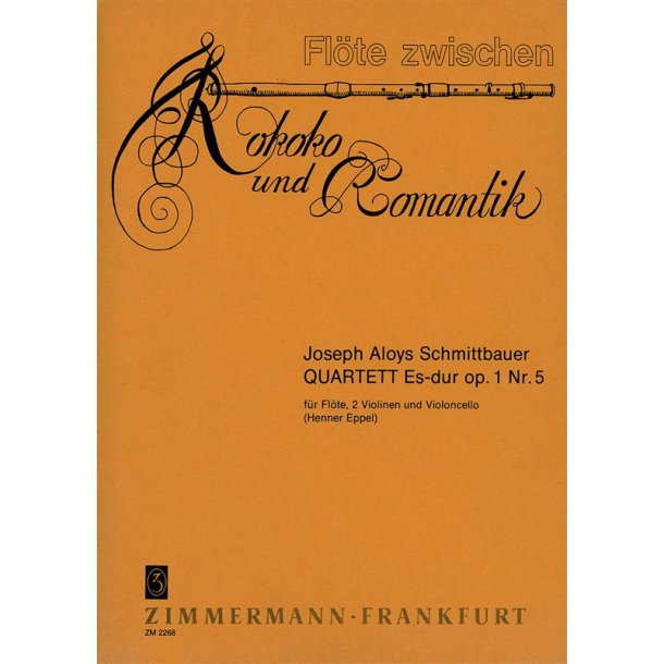 Schmittbauer: Quartet Eb Major Op 1/5 - Parts