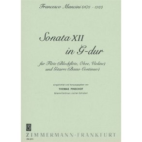 Mancini, F: Sonata Xii G Major