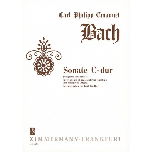 Bach, Cpe: Sonata C Wq 87