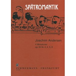 Vier Miniaturen Op. 55,2+4+5+8 Fr Fl