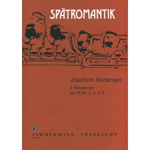 Vier Miniaturen Op. 55,2+4+5+8 Fr Fl