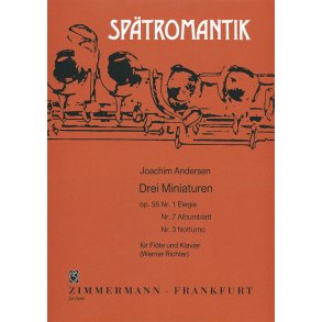 Andersen, J: 3 Miniatures Op 55 Nos 1, 3 + 7