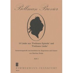 Bellman-brevier Heft 3 Fr Gesang Und