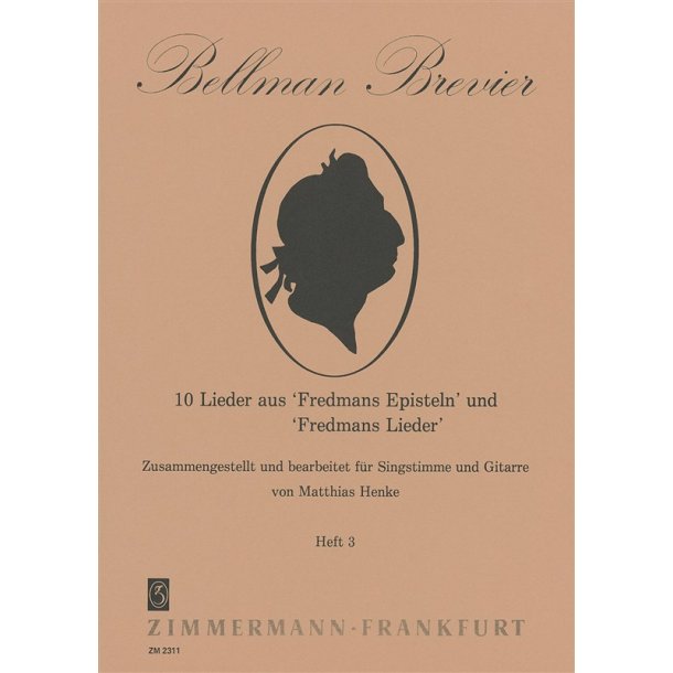 Bellman-brevier Heft 3 Fr Gesang Und