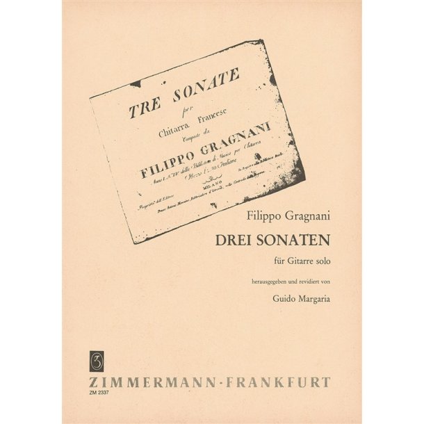 Filippo Gragnani: 3 Sonatas