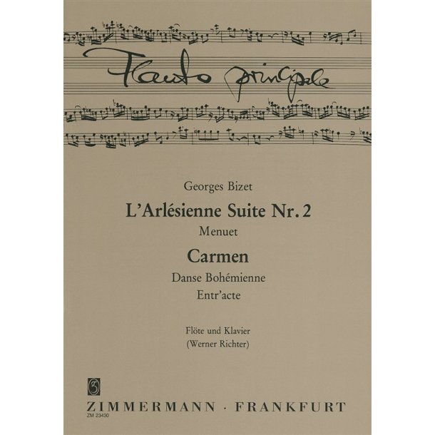 Georges Bizet: Three Pieces From Carmen And L?Arlesienne Suite No.2 (Flute/Piano)