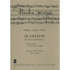 W.A. Mozart: Quartet in A  K.298 And Quartet In C K.171 (Flute and Piano)