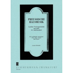 Preuische Hausmusik Fr 1 Melodie-ins