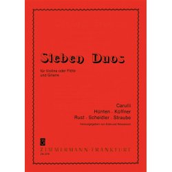 Sieben Duos Fr Violine (Flte) Und Gi