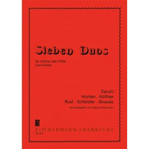 Sieben Duos Fr Violine (Flte) Und Gi