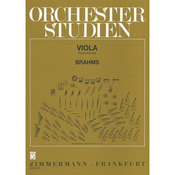 Johannes Brahms: Orchestral Studies (Viola)