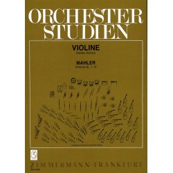 Gustav Mahler: Orchestral Studies For Violin