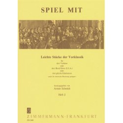 Spiel Mit Heft 2 Fr 3 Violinen (Bloc