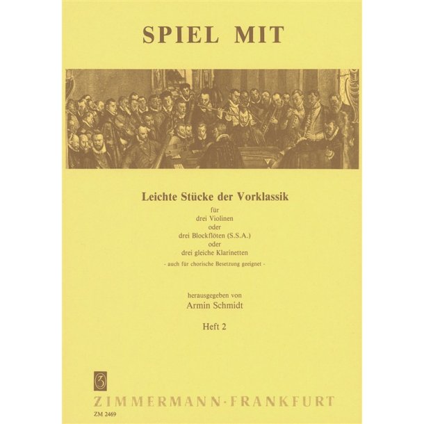 Spiel Mit Heft 2 Fr 3 Violinen (Bloc