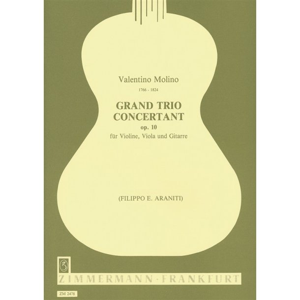 Molino, V: Grand Trio Op 10