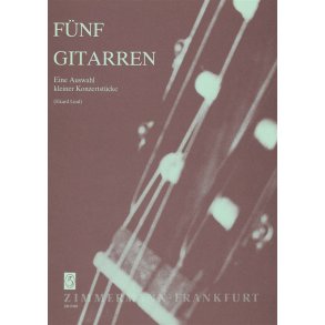 Fnf Gitarren. Leichte Stcke Fr Zusam
