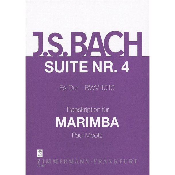 Bach, Js: Suite 4 Bwv 1010