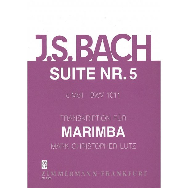 Bach, Js: Suite 5 Bwv 1011