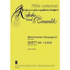 Bartolommeo Campagnoli: Duet No. 1 In E Major