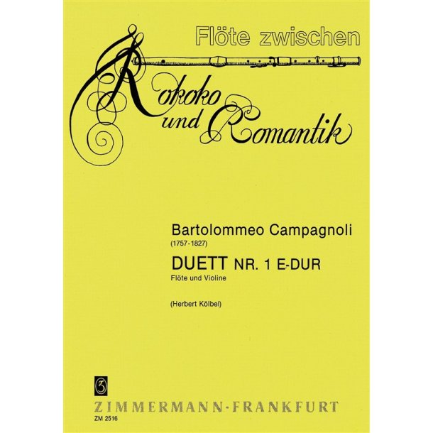 Bartolommeo Campagnoli: Duet No. 1 In E Major