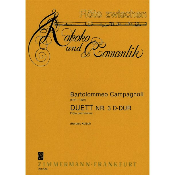 Campagnoli: Duet No 3 D Major