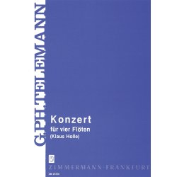 Georg Philipp Telemann: Concerto For 4 Flutes