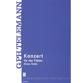 Georg Philipp Telemann: Concerto For 4 Flutes