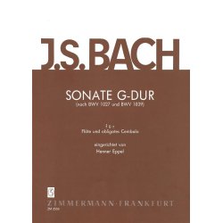 Bach, Js: Sonata G Major