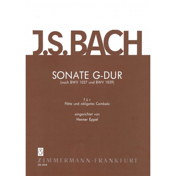 Bach, Js: Sonata G Major
