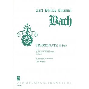 Carl Philipp Emanuel Bach: Trio Sonata In G WQ152