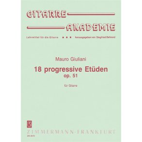 Giuliani: 18 Progressive Studies Op 51