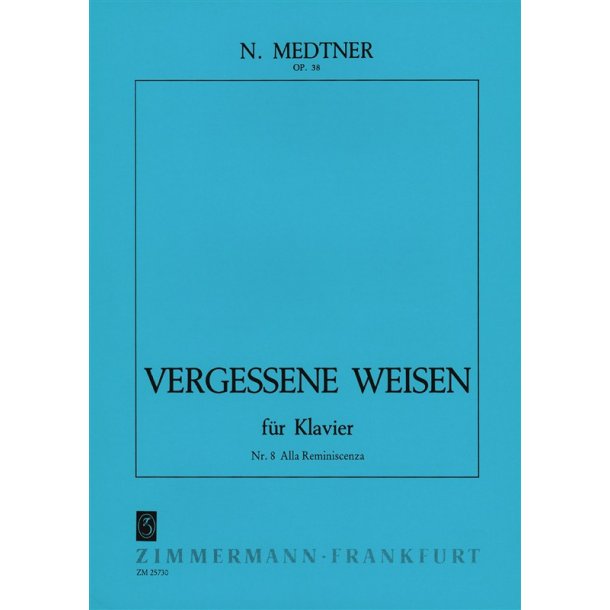 Nicolai Medtner: Alla Reminiszenza Op. 38/8