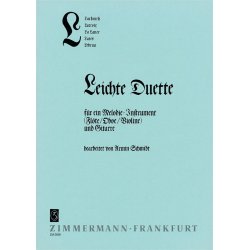 Abc-reihe L: Leichte Duette Fr 1 Mel