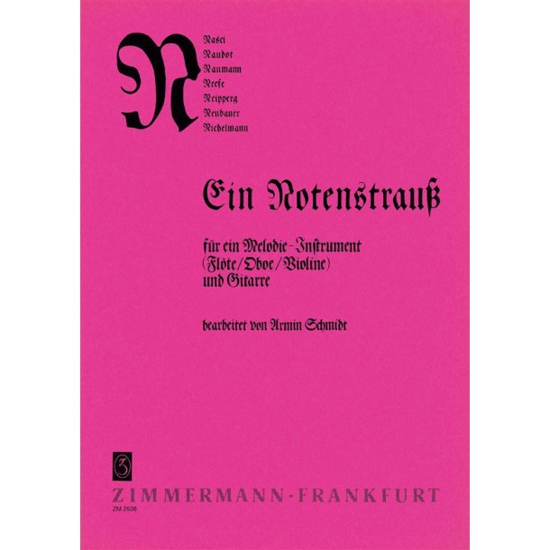 Abc-reihe N: Ein Notenstrau Fr 1 Mel