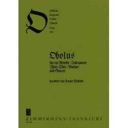 Abc-reihe O: Obolus Fr 1 Melodie-ins