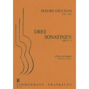 Mauro Giuliani: 3 Sonatinas Op.71 For Guitar